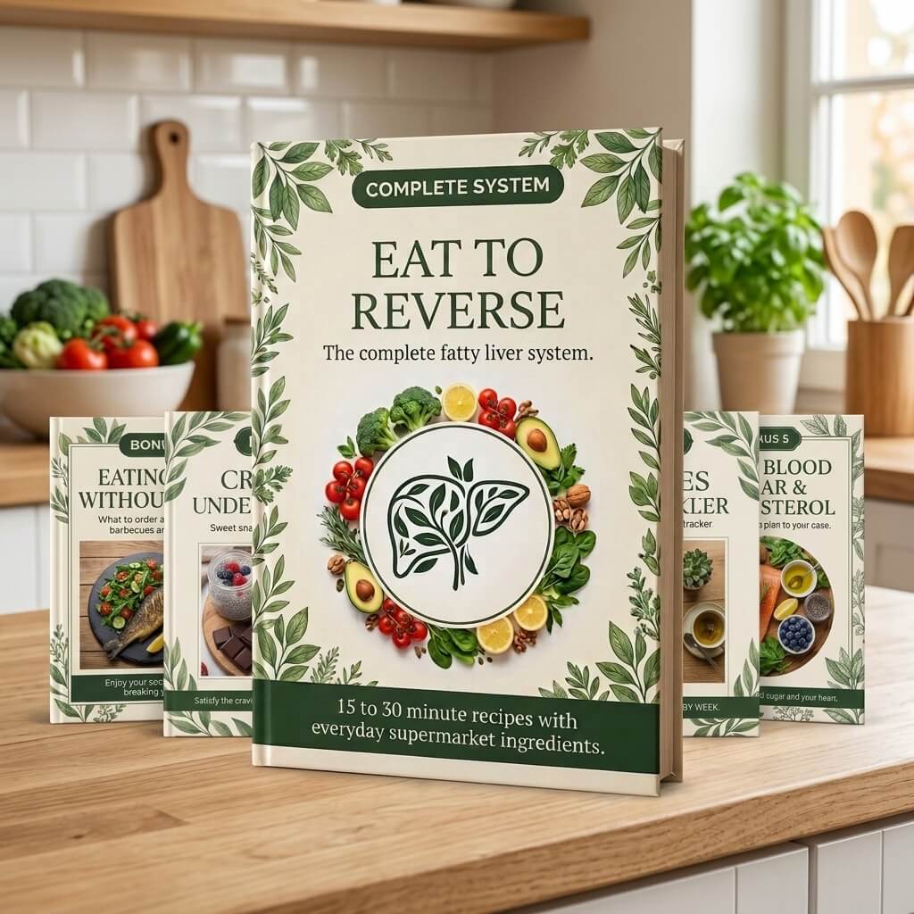 Eat to Reverse: The Complete Fatty Liver System + 🎁 5 Free Bonuses